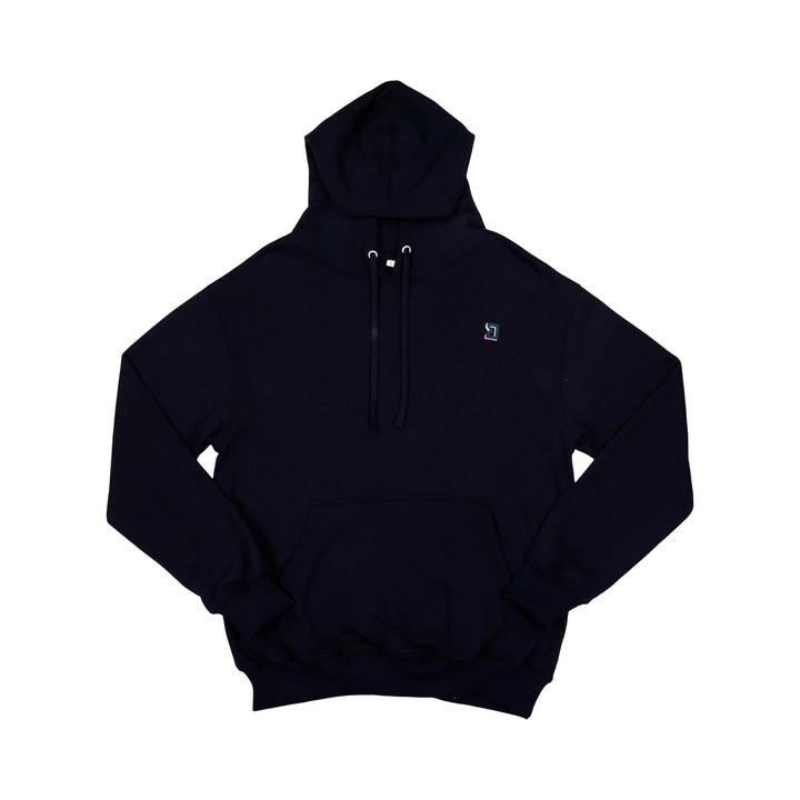 Black Loopback Terry Hoodie — Premium Cotton