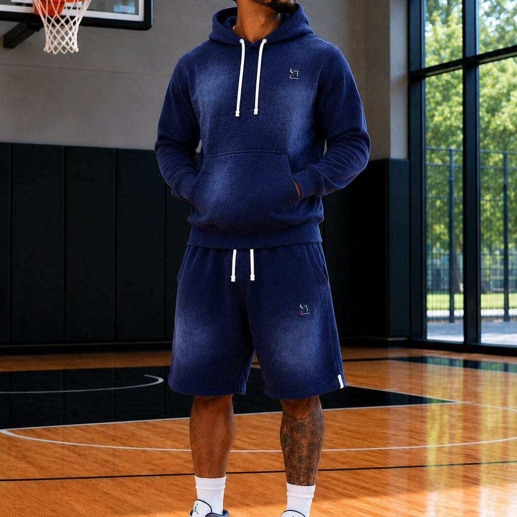 Navy Half Acid OFF COURT™ Hoodie
