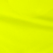 Bright neon yellow shorts on a white background