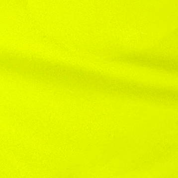 Bright neon yellow shorts on a white background