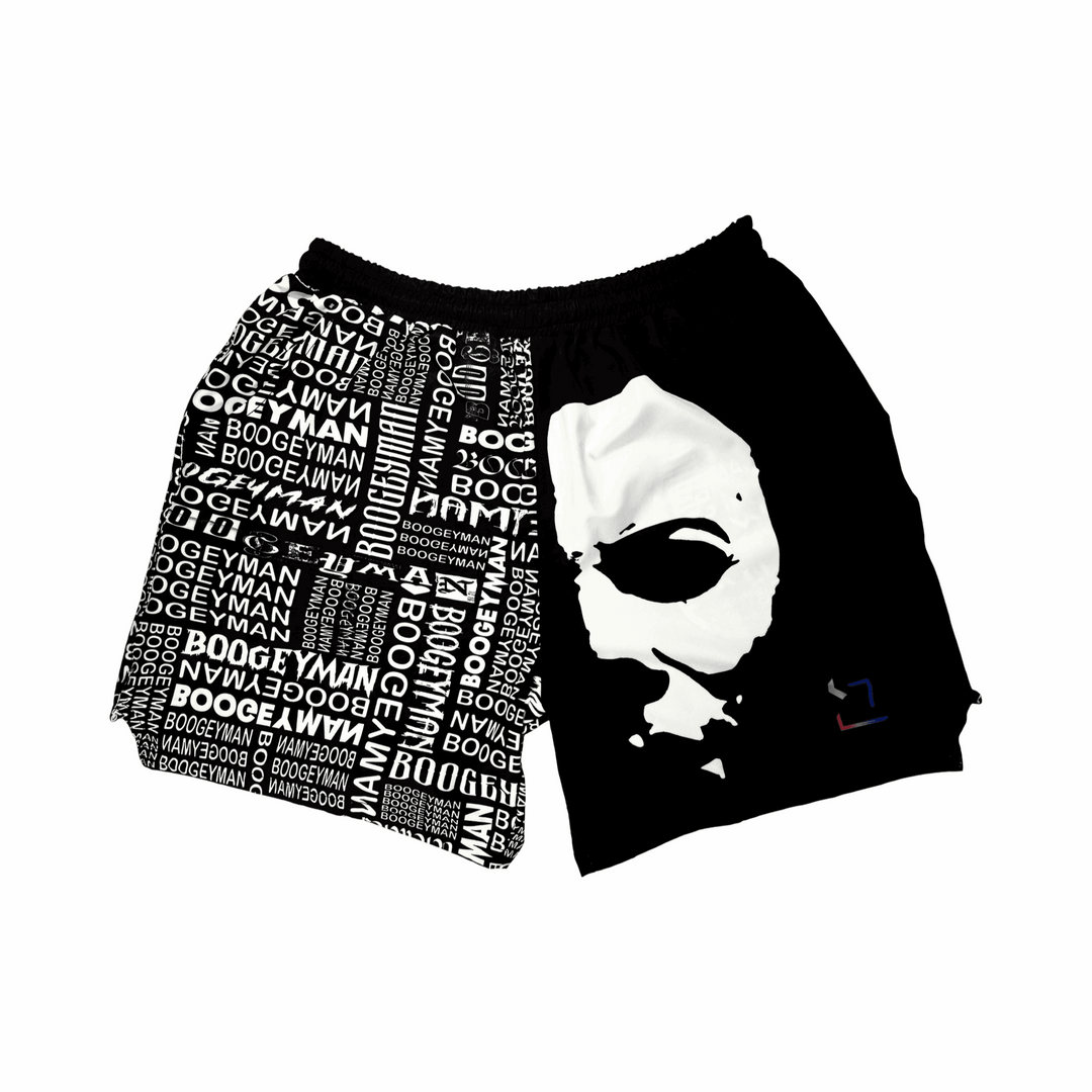 BOOGEYMAN Black | Quick-Dry 4-Way Flex Shorts (Water-Repellent) Trap'n Shorts