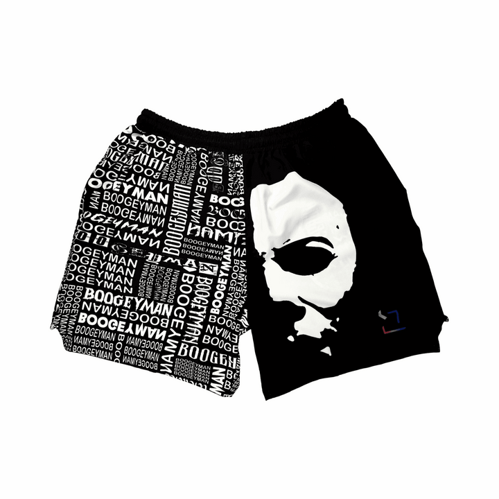 BOOGEYMAN Black | Quick-Dry 4-Way Flex Shorts (Water-Repellent) Trap'n Shorts