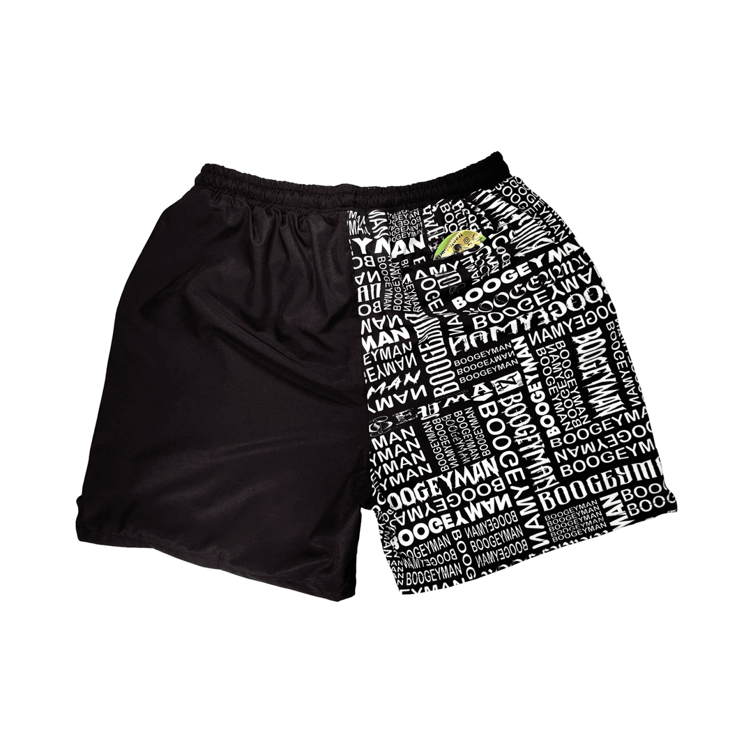 BOOGEYMAN Black | Quick-Dry 4-Way Flex Shorts (Water-Repellent)