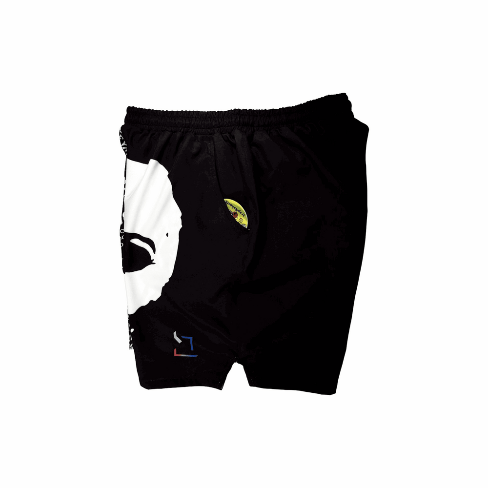 BOOGEYMAN Black | Quick-Dry 4-Way Flex Shorts (Water-Repellent) Trap'n Shorts
