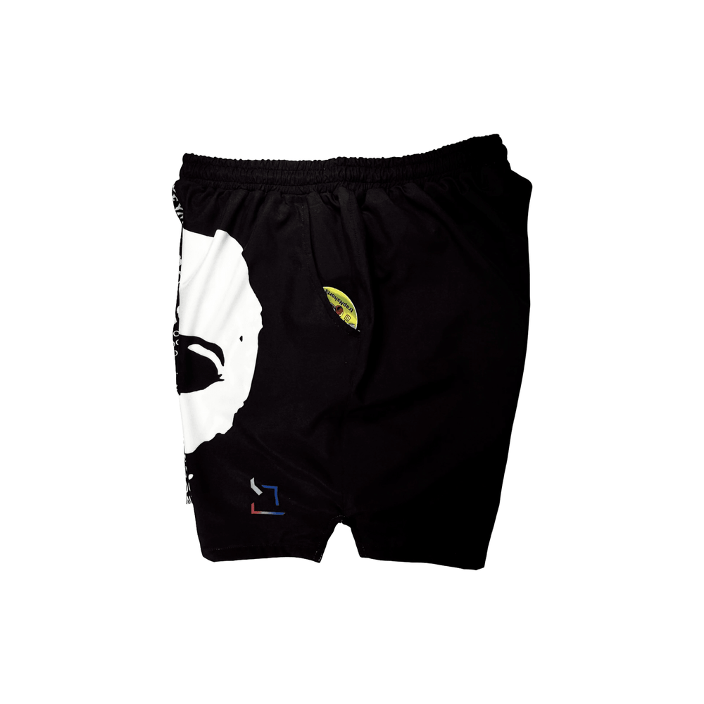BOOGEYMAN Black | Quick-Dry 4-Way Flex Shorts (Water-Repellent)