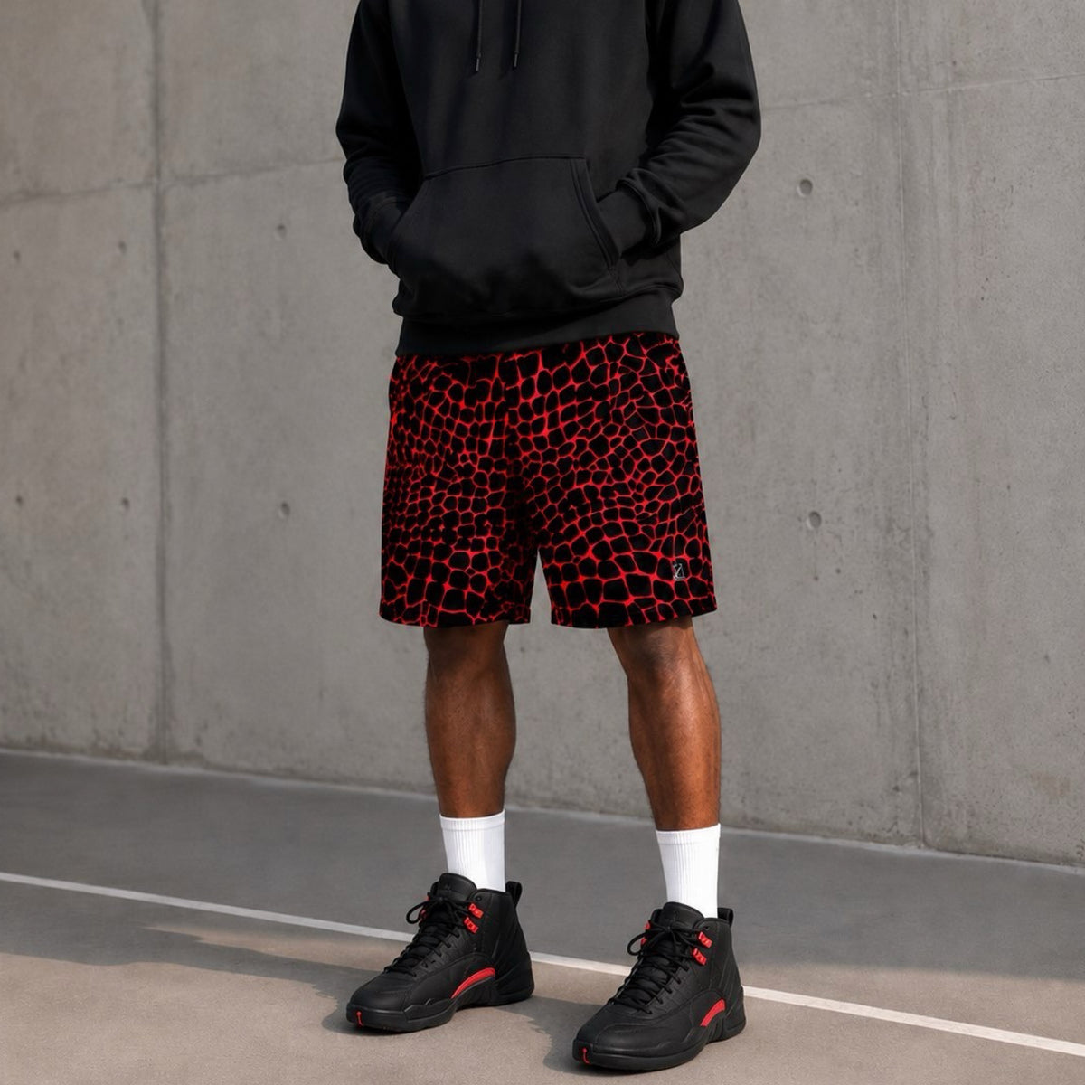Zombie BRED Elite PRO Basketball Shorts