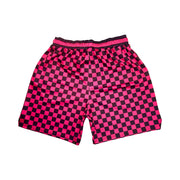 Checkmate Pink Basketball Shorts — Soft Dry Fit