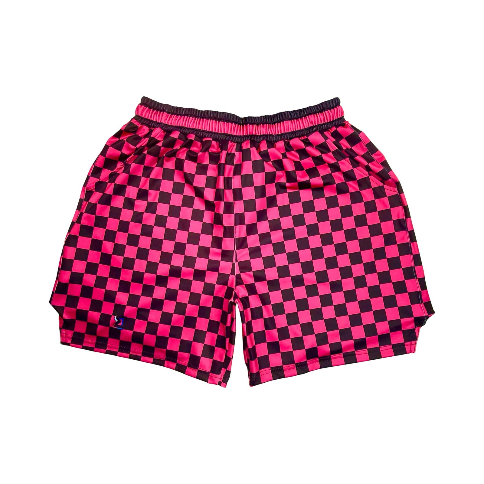 Checkmate Pink Basketball Shorts — Soft Dry Fit