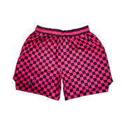 Checkmate Pink Basketball Shorts — Soft Dry Fit