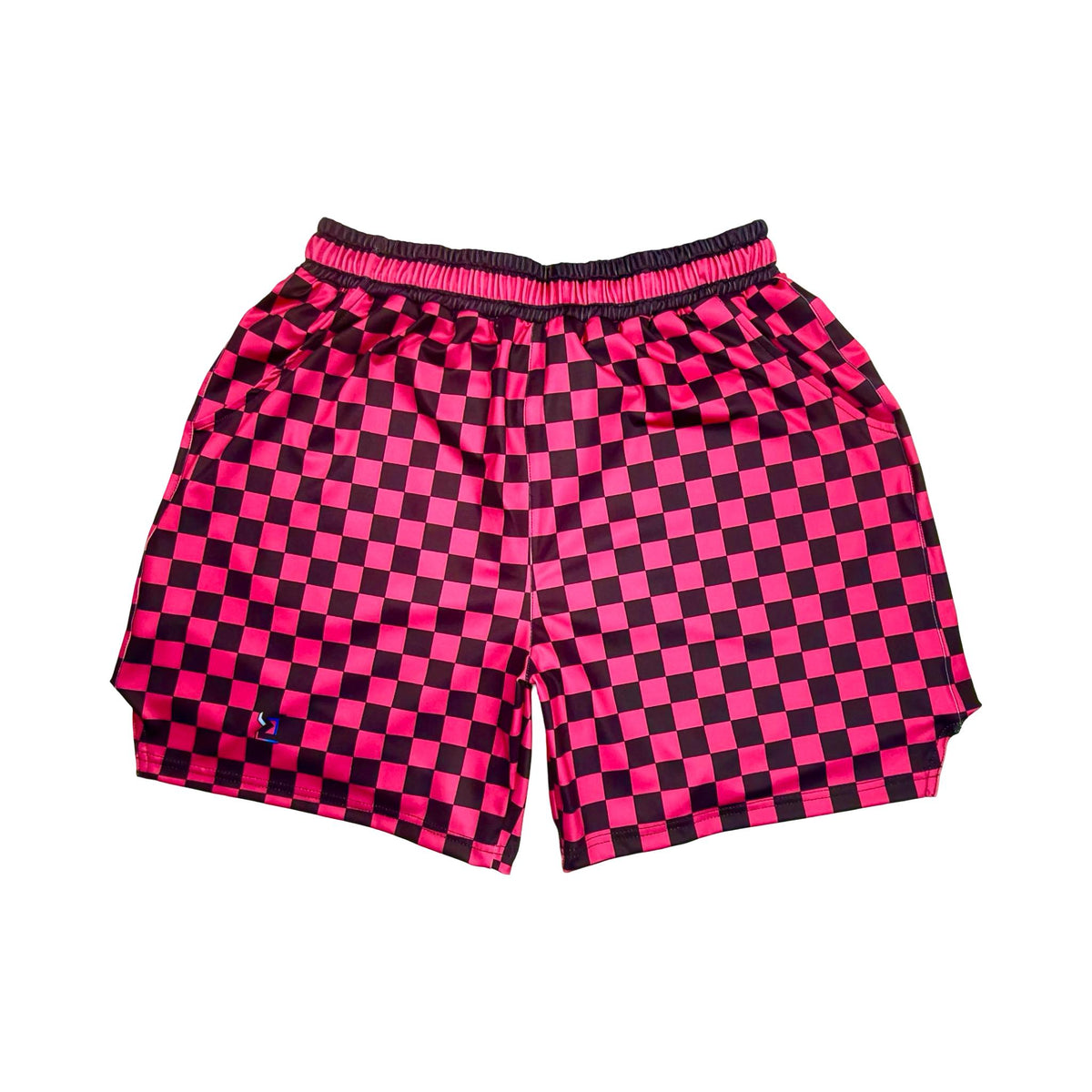 Checkmate Pink Basketball Shorts — Soft Dry Fit