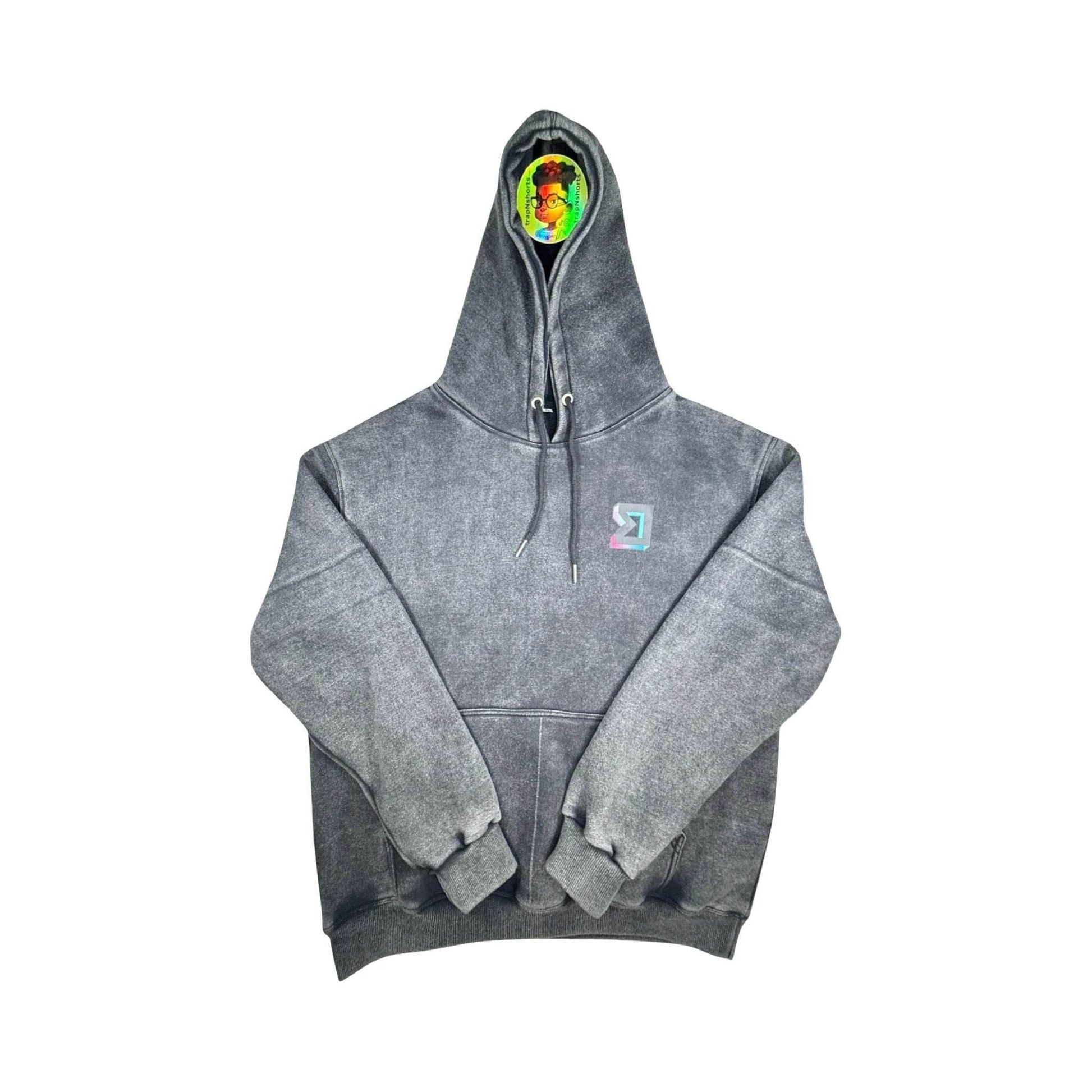 CharCOALs Acid Wash Premium Hoodie by Trap'N Shorts ♠️🔥