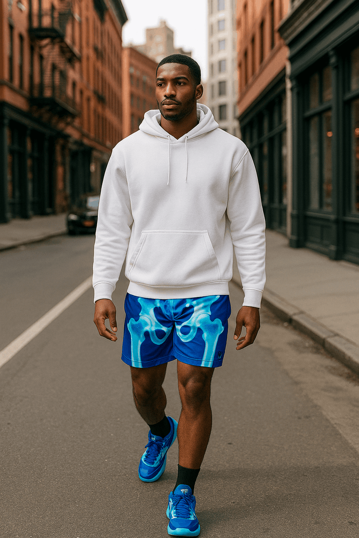 X-RAY GO | Blue Dry-Fit Basketball Shorts (Kobe 5 Protro Match) Trap'n Shorts