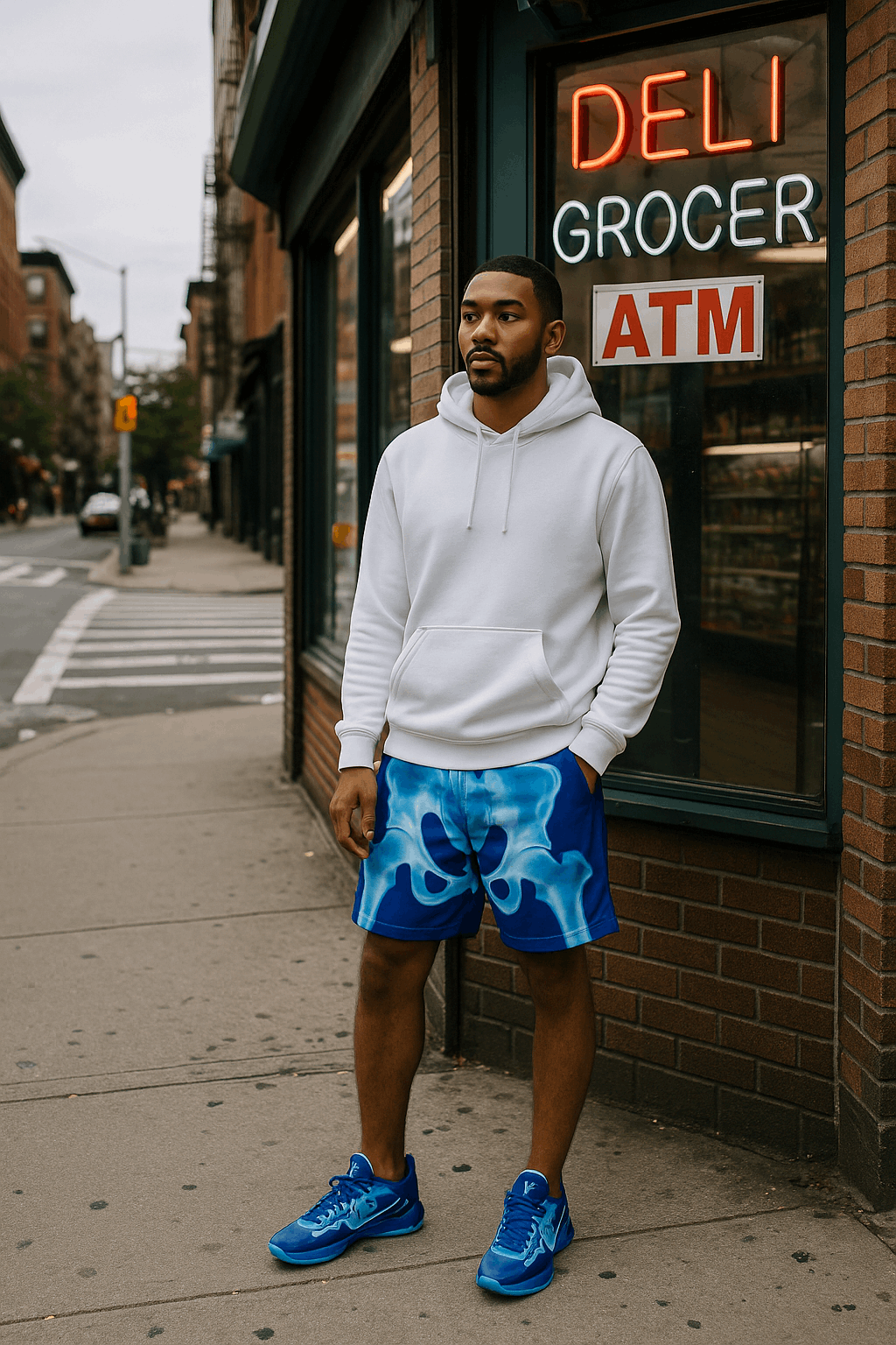 X-RAY GO | Blue Dry-Fit Basketball Shorts (Kobe 5 Protro Match) Trap'n Shorts