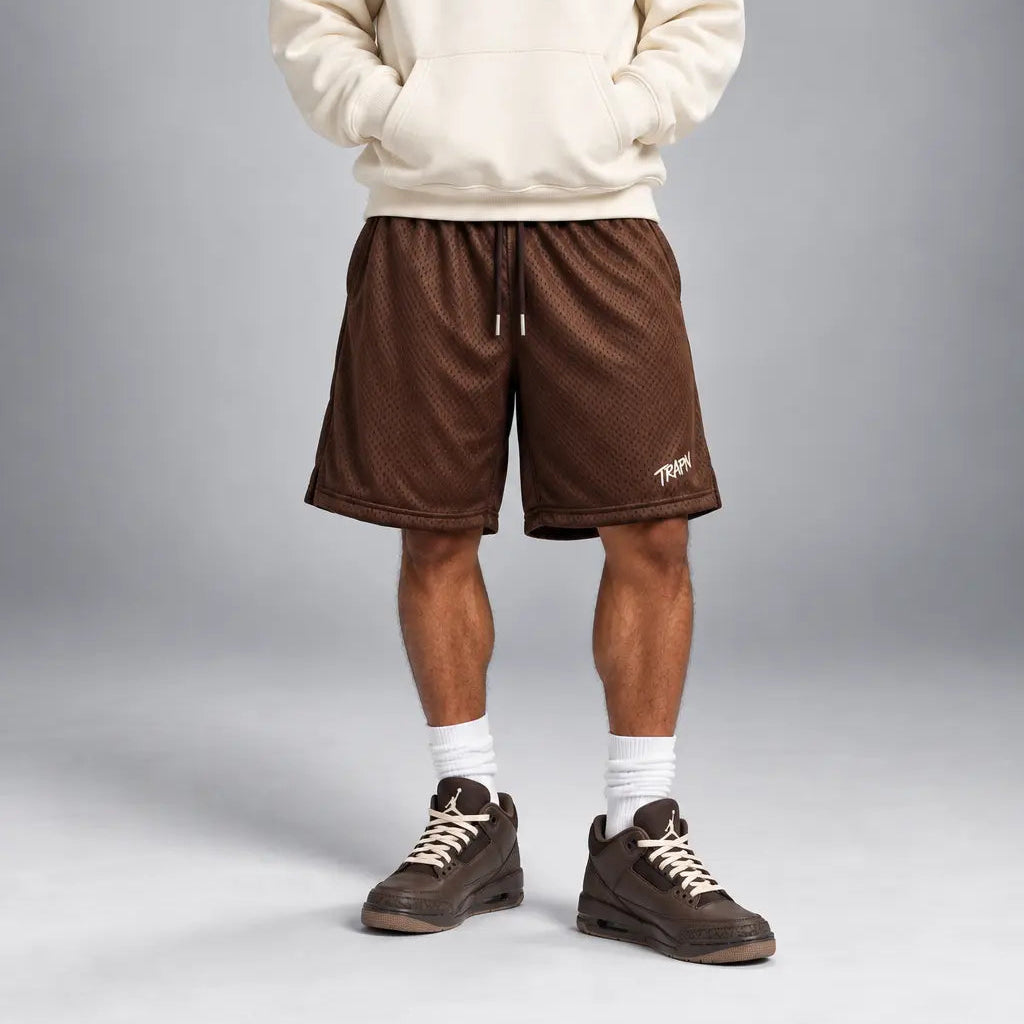 Brown MeshX™ Shorts