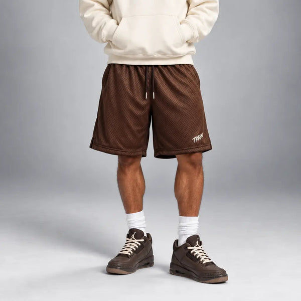 Brown MeshX™ Shorts