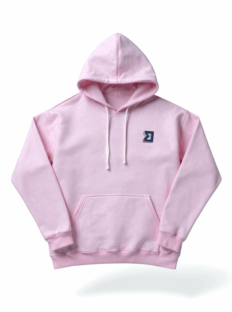 Premium Pink Hoodie – Lightweight Loopback Trap'n Shorts