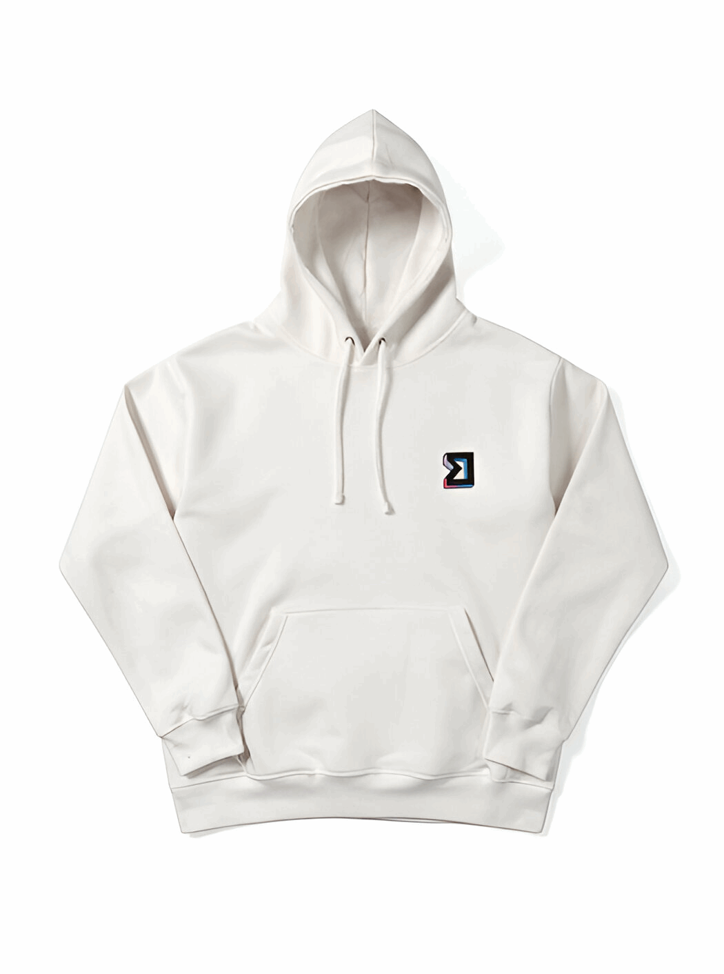 Premium Athletic White Hoodie – Lightweight Loopback Trap'n Shorts