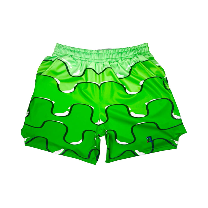 Dripn' Green Basketball Shorts — Dry Fit