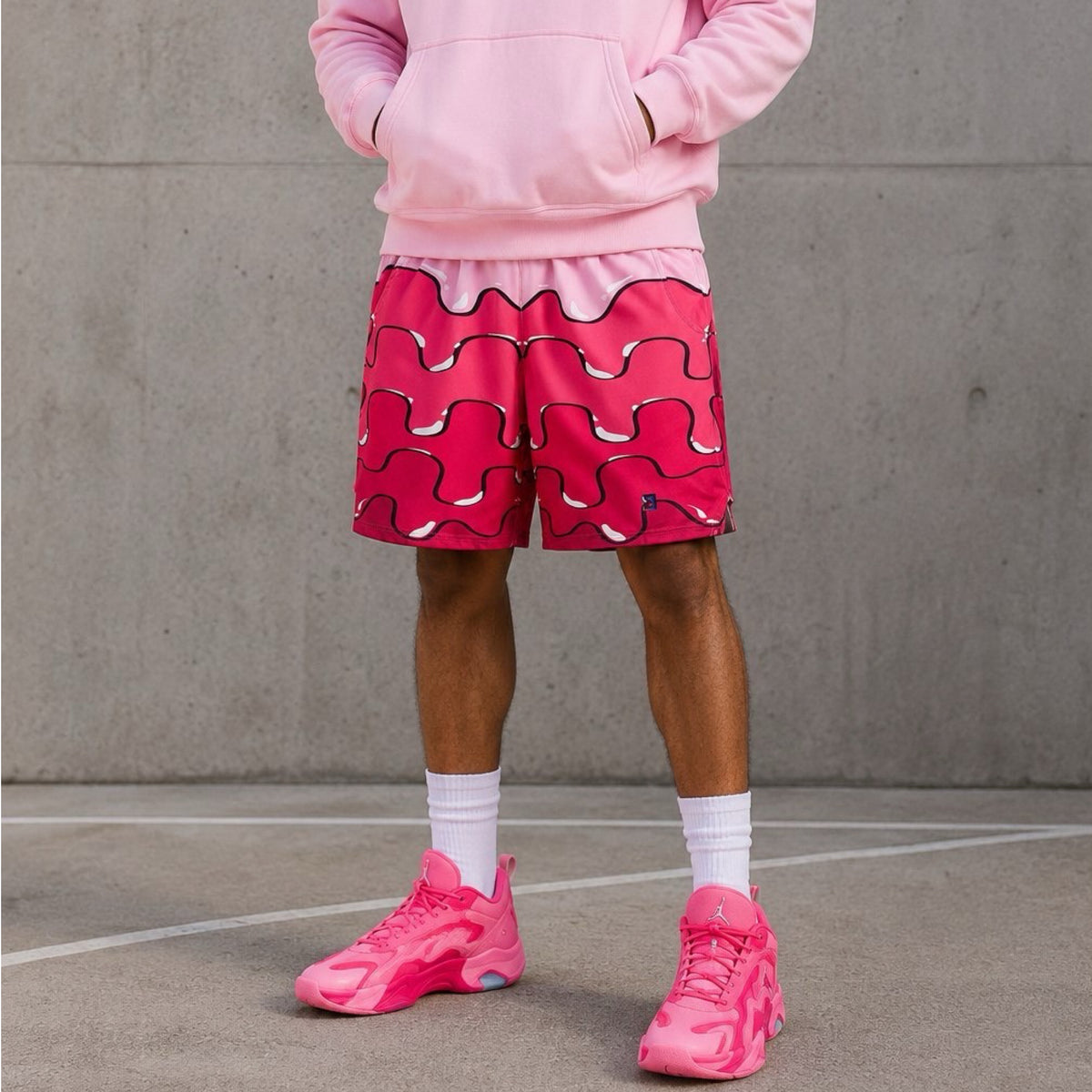 Dripn' Pink Basketball Shorts — Soft Dry Fit