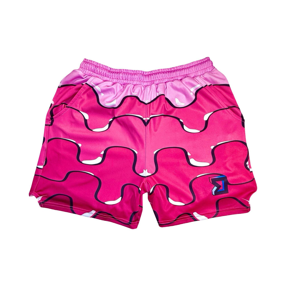 Basketball Shorts – Soft Quick-Dry (Drip’N Pink) Trap'n Shorts