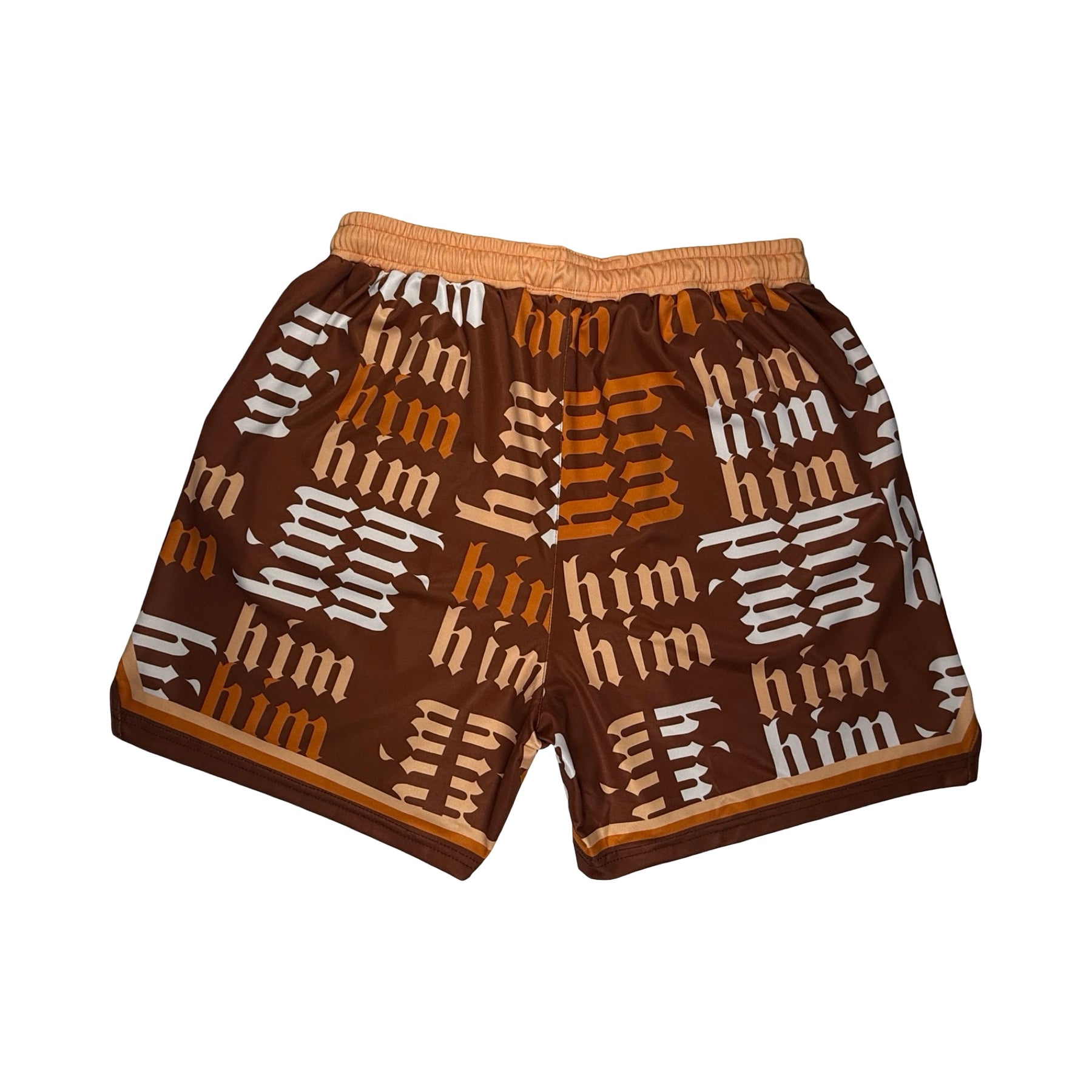 HiM Mocha Basketball Shorts — Dry Fit