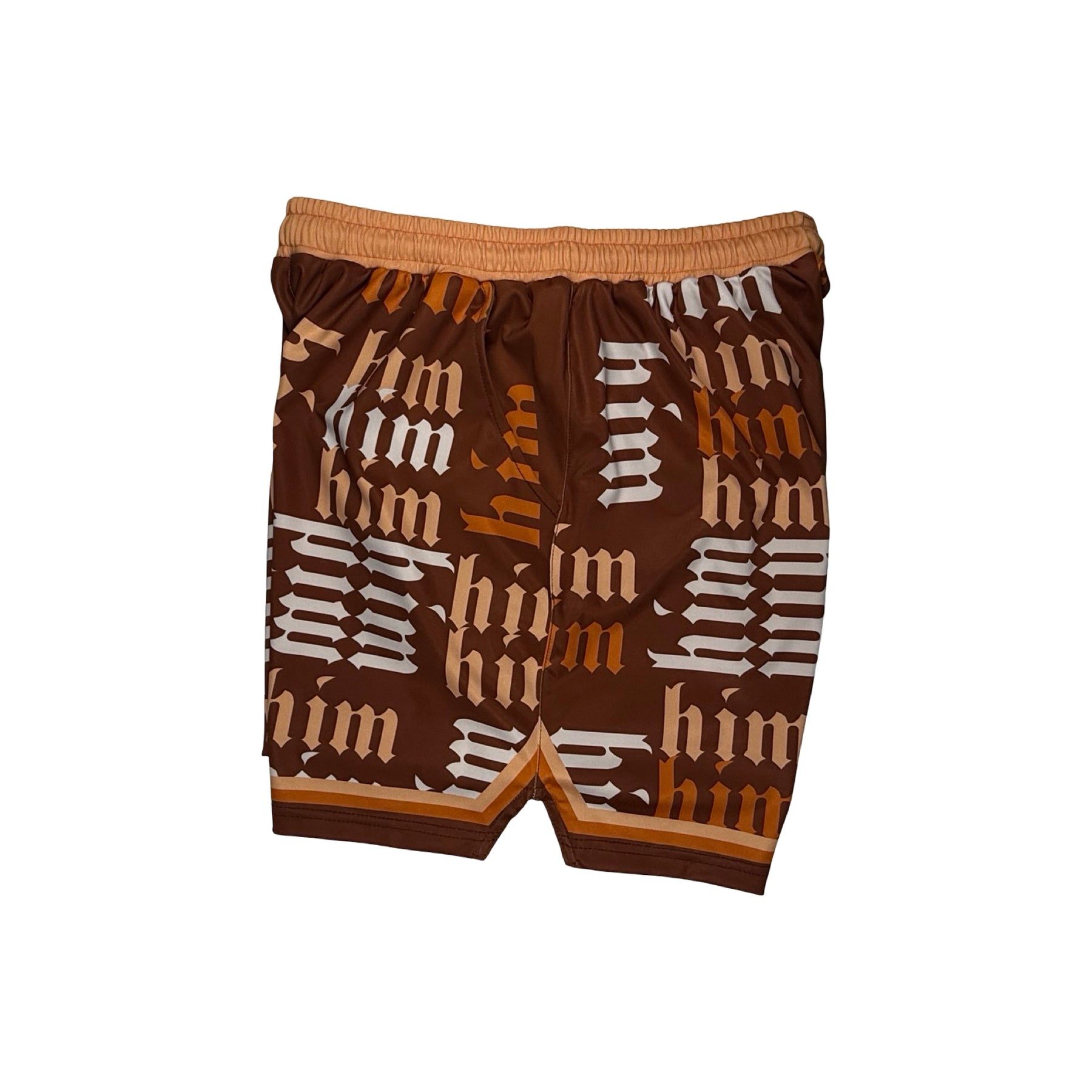 HiM Mocha Basketball Shorts — Dry Fit