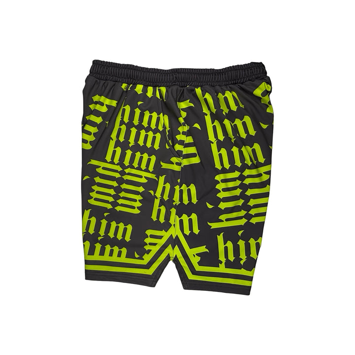 Bolt and Carbon Him Soft Dry-Fit Basketball Shorts