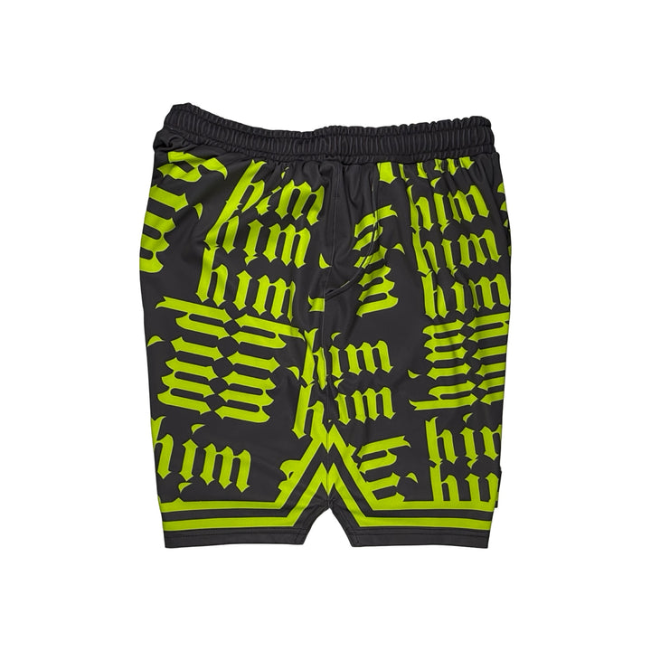 Bolt and Carbon Him Soft Dry-Fit Basketball Shorts