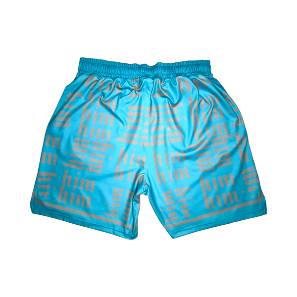 HiM Aqua and Silver Shorts