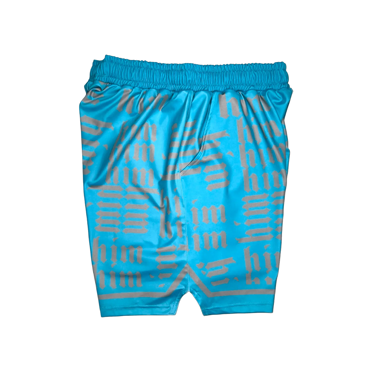 HiM Aqua and Silver Shorts