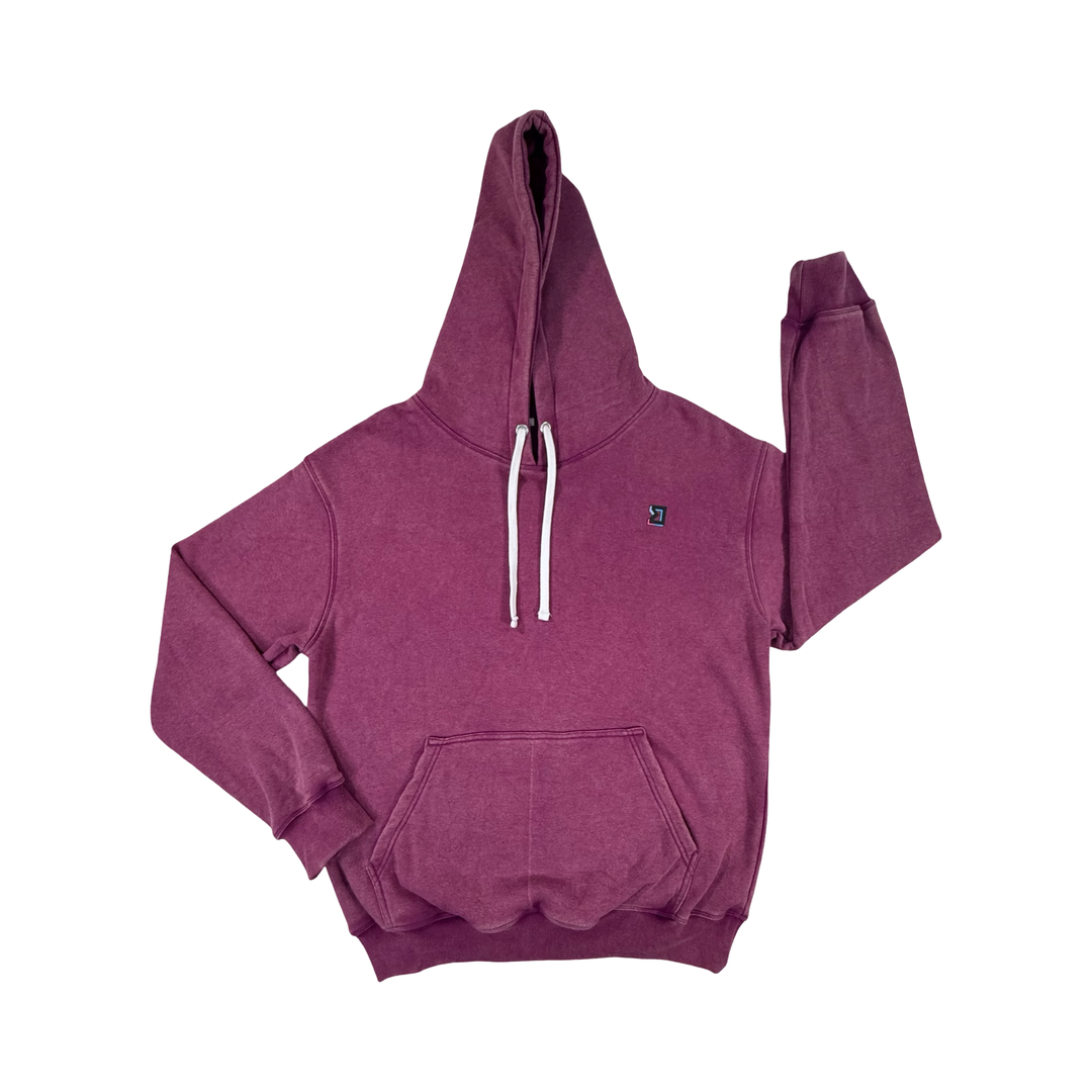 Grape Loopback Terry Hoodie — Premium Cotton