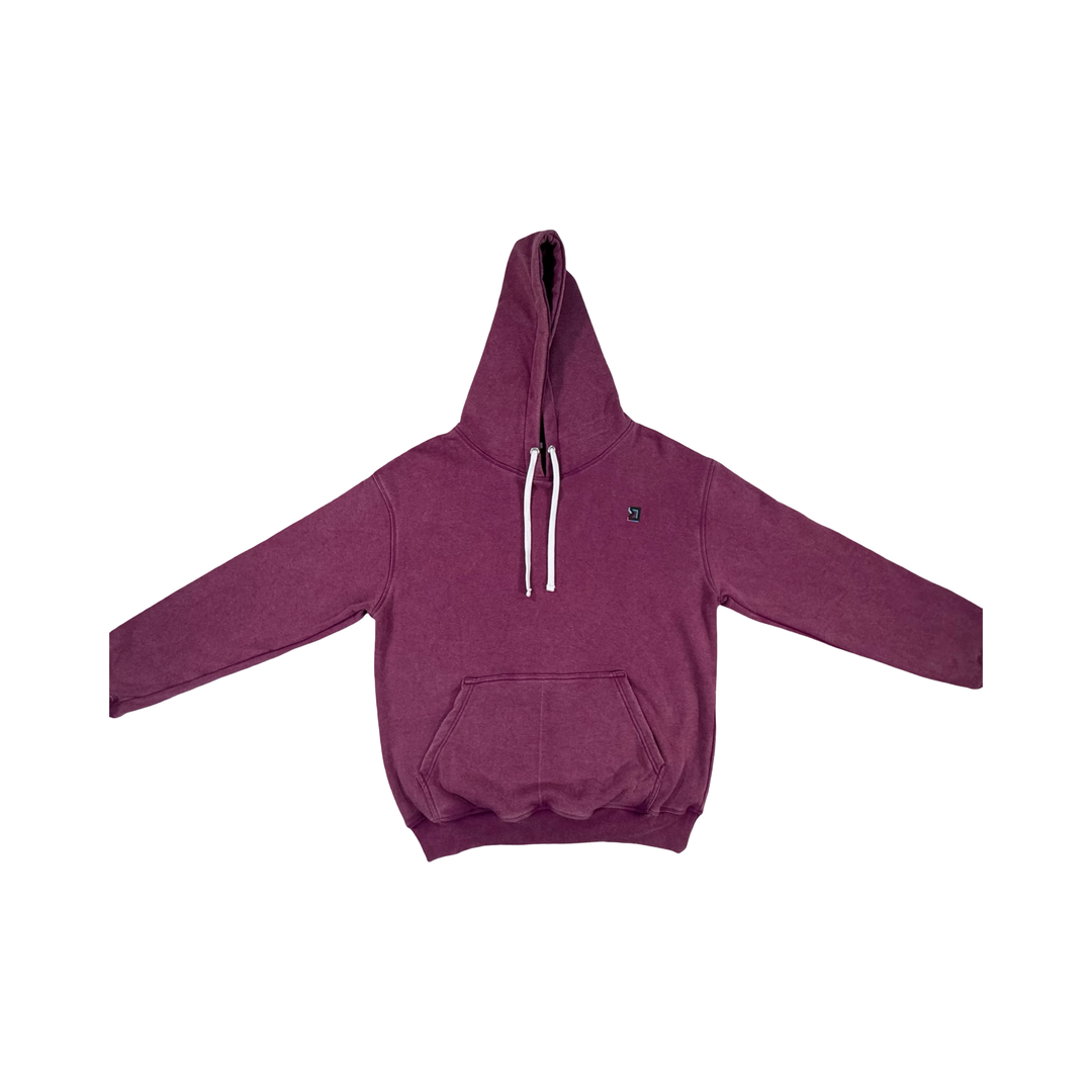 Grape Loopback Terry Hoodie — Premium Cotton