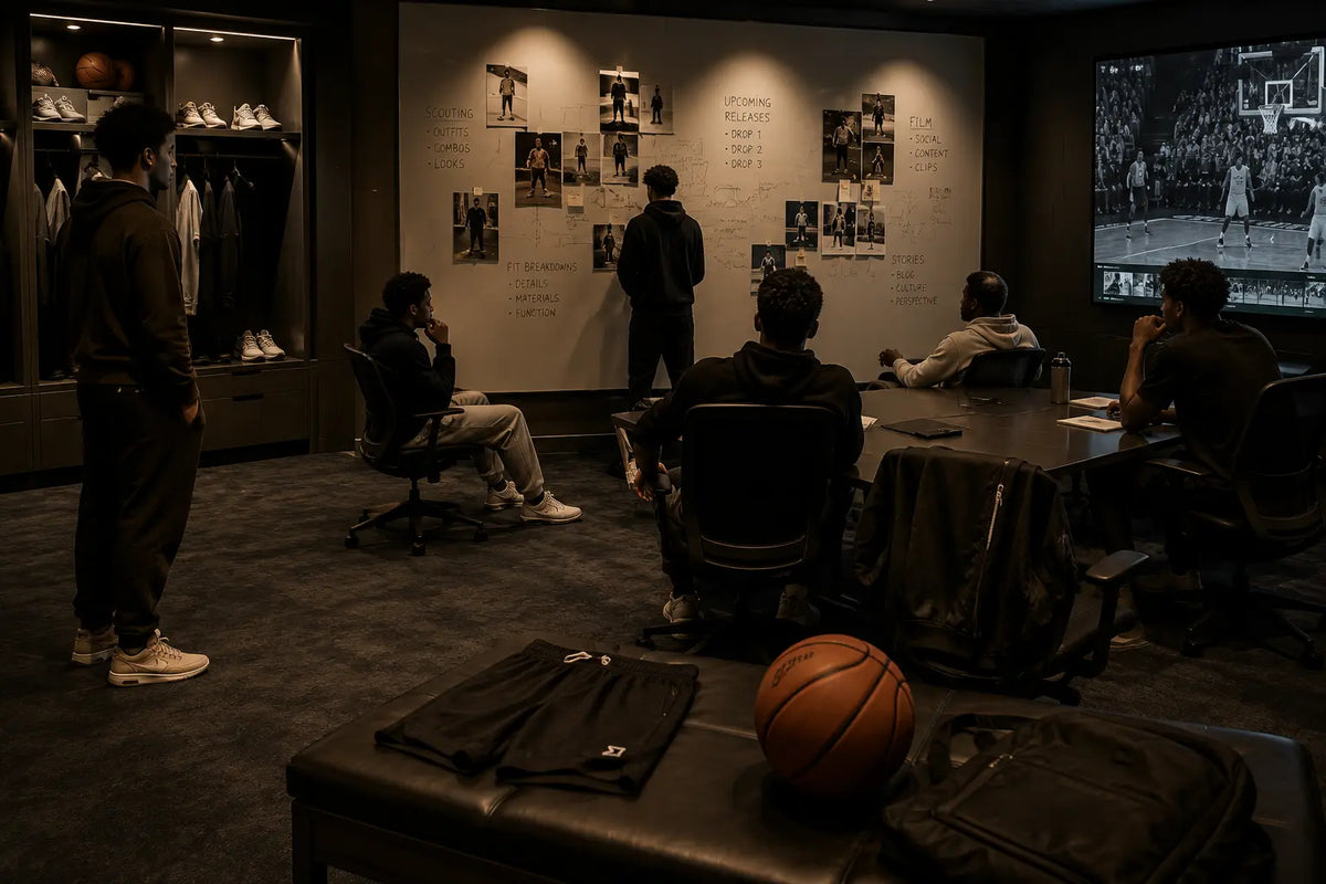 THE HUDDLE.