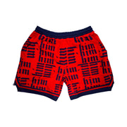 HiM Red Alert Basketball Dry Fit Shorts