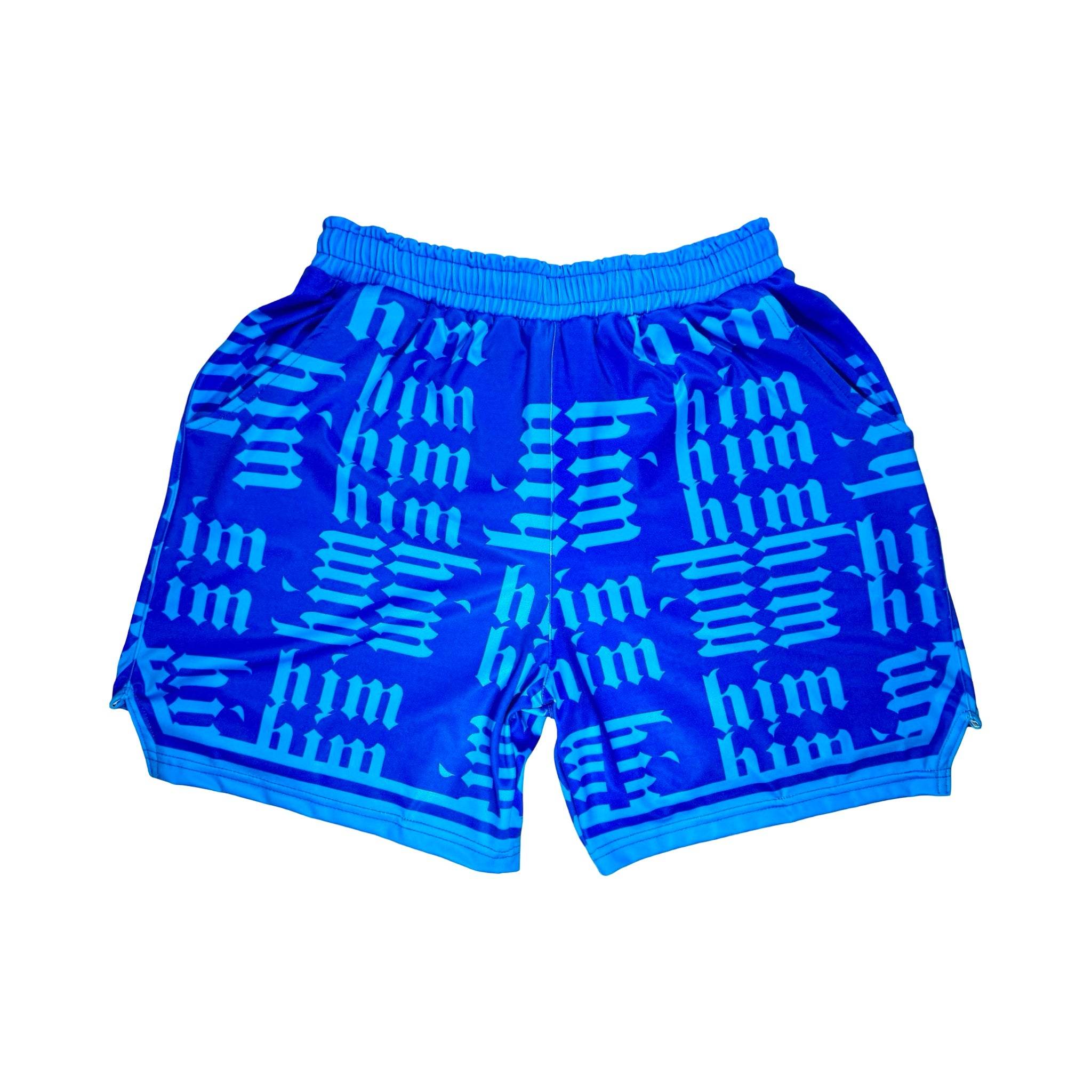 Basketball Shorts – Soft Quick-Dry (HIM X-Ray Blue) Trap'n Shorts