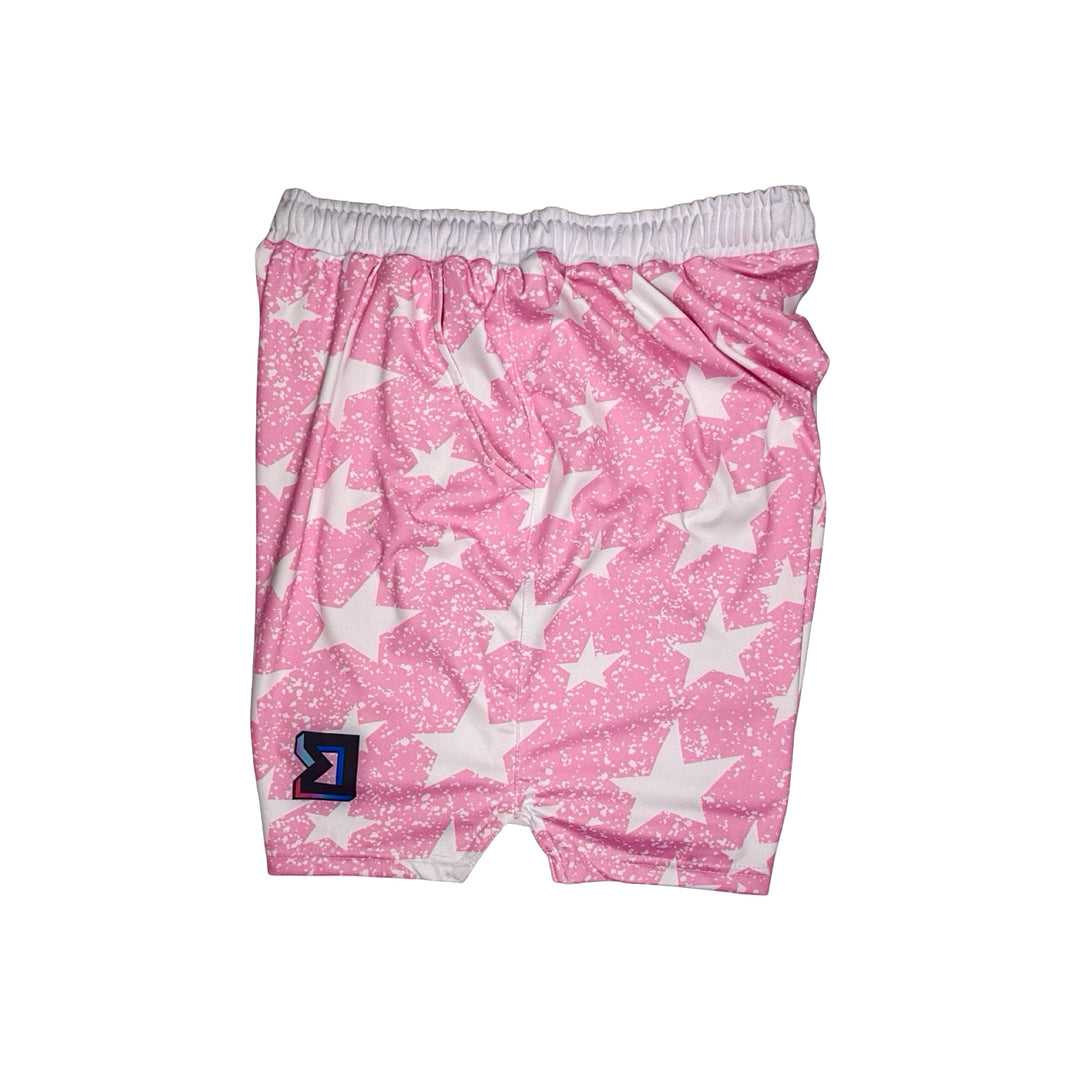 Snowstars Pink Vol 1 Basketball Shorts — Limited Quantities