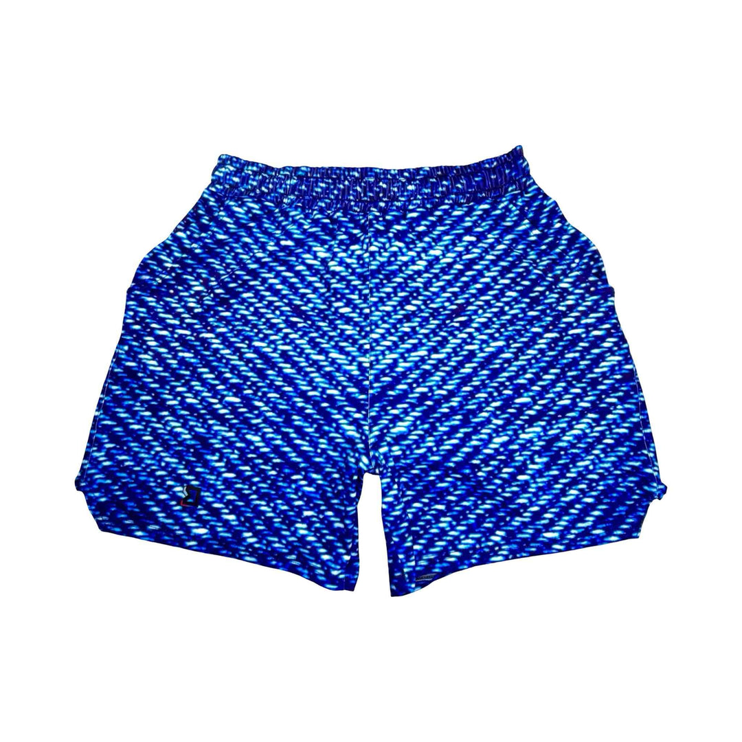 Indigo Zoom Navy Basketball Shorts — Dry Fit