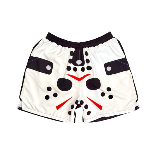 JASON F13 – Dry-Fit GO Utility Shorts 🔪🩸 - Trap'n Shorts
