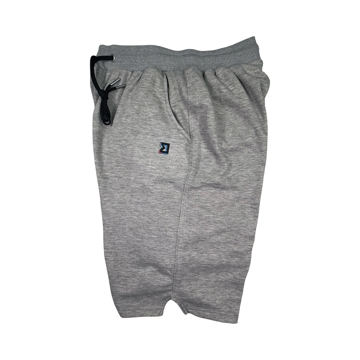 Gray Loopback Terry Jogger Shorts — Premium Cotton