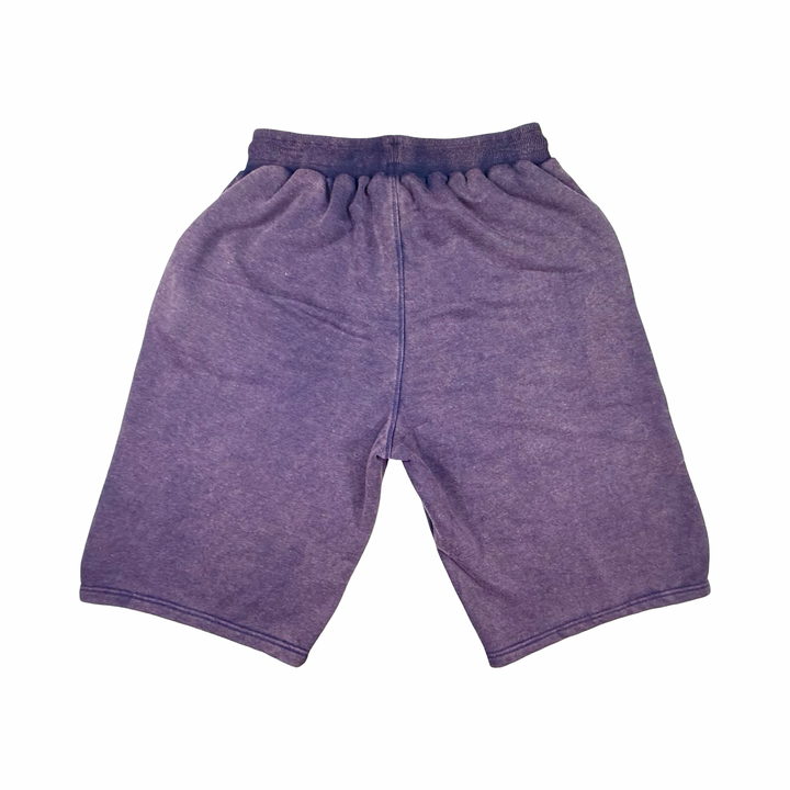 Purple Loopback Terry Jogger Shorts — Premium Cotton