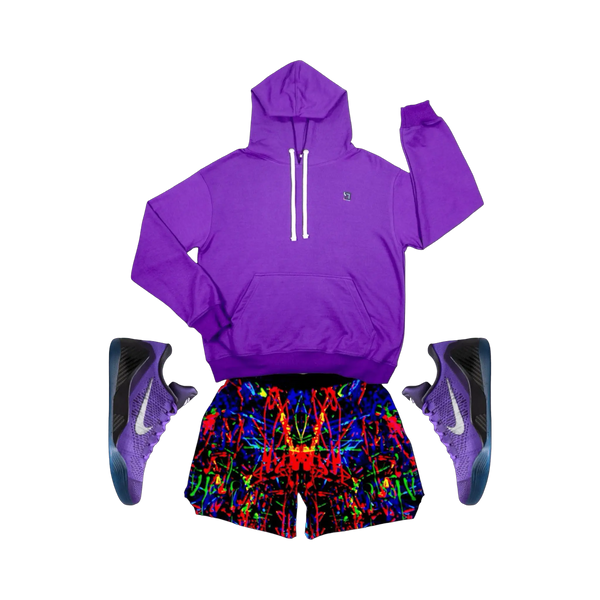 Splat Black Shorts