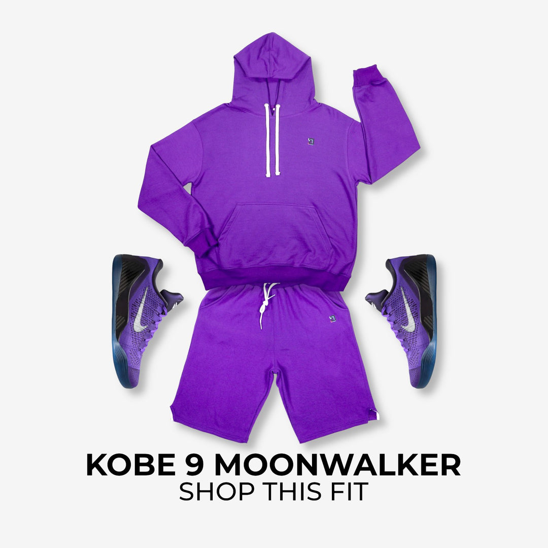 Purple Loopback Terry Jogger Shorts