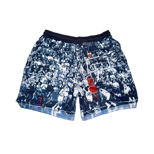 LAST SHOT Dry-Fit Mesh Basketball Shorts 🔴⚫🏀🔥