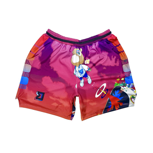 NBA DROPOUT Dry-Fit Shorts – Where the court meets the culture 🏀🎓