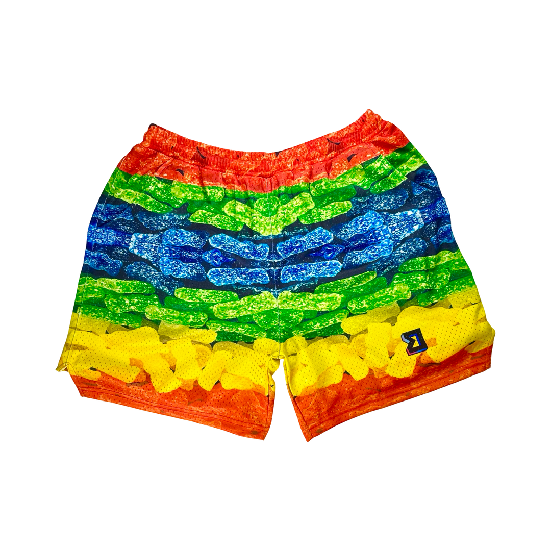 Basketball Shorts – Mesh (Patchwork) Trap'n Shorts