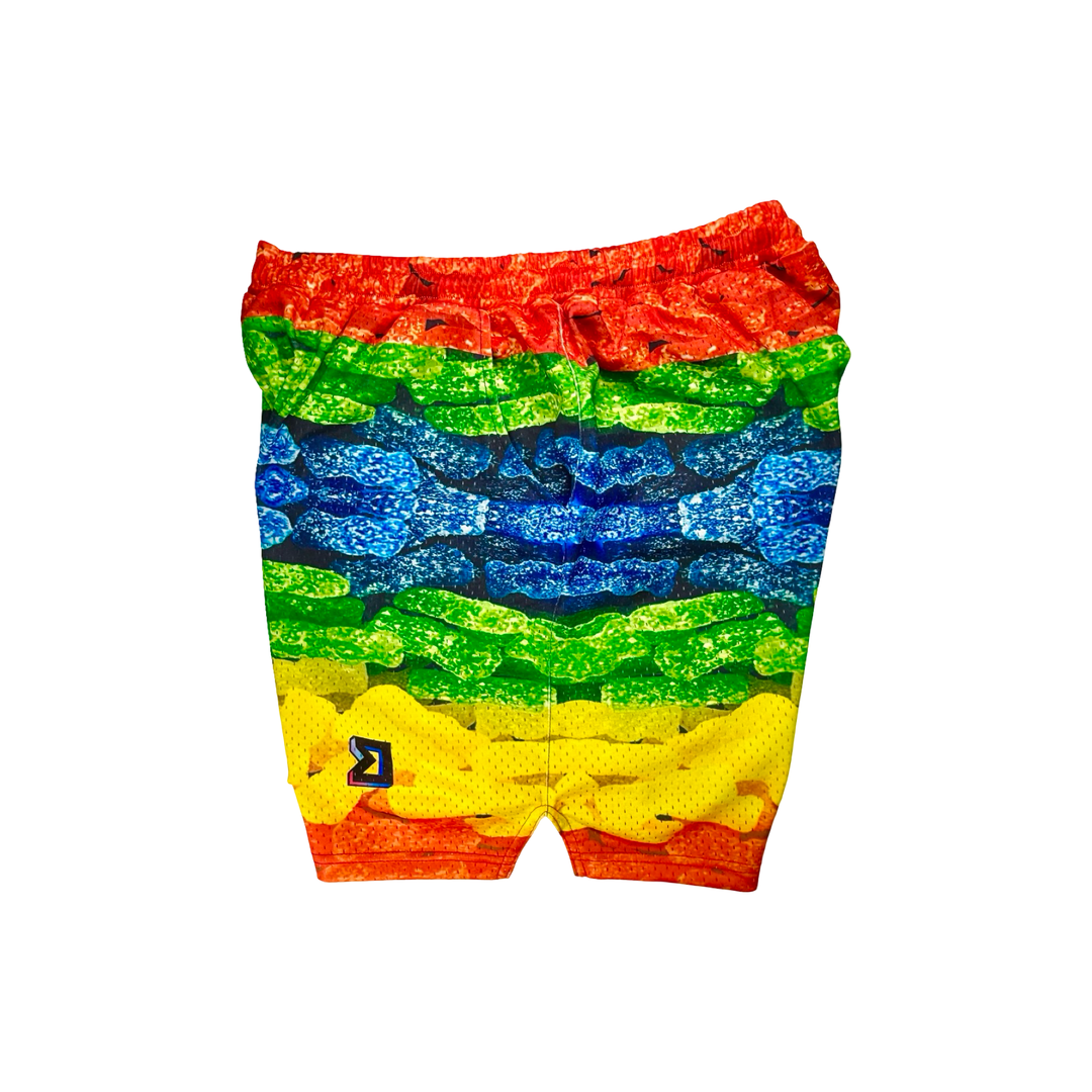 Basketball Shorts – Mesh (Patchwork) Trap'n Shorts