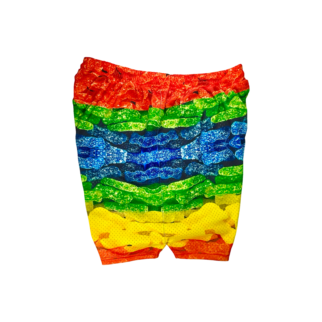 Basketball Shorts – Mesh (Patchwork) Trap'n Shorts