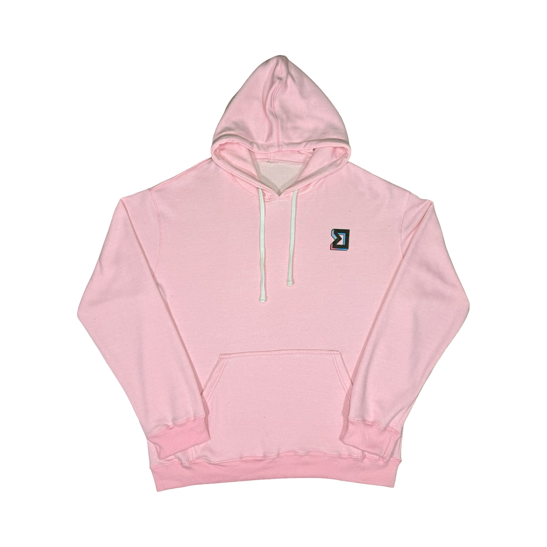 Premium Pink Hoodie – Lightweight Loopback