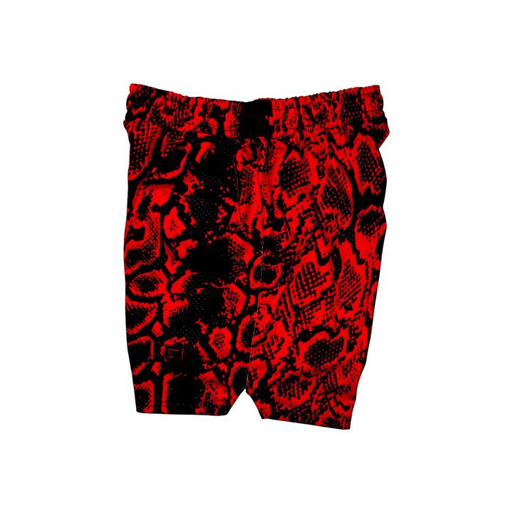 Red Mamba Mesh Basketball Shorts — Dry Fit