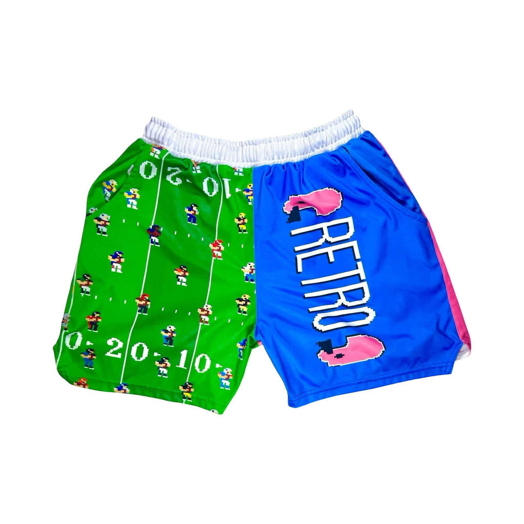 Basketball Shorts – Soft Quick Dry (Pixel Bowl) Trap'n Shorts